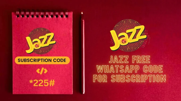 JAZZ FREE WHATSAPP CODE FOR SUBSCRIPTION