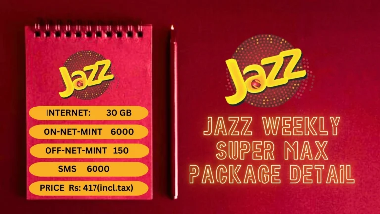 JAZZ WEEKLY SUPER MAX PACKAGE DETAIL