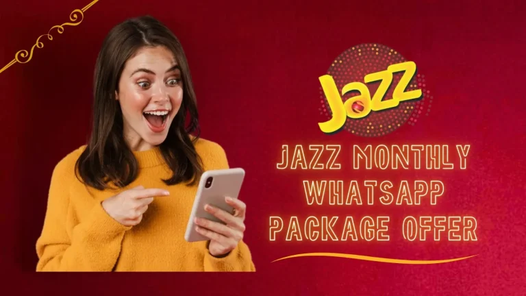 Jazz Monthly WhatsApp Package Offer